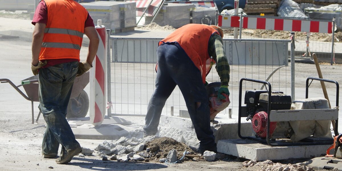 Foto: Straßenbauarbeiter